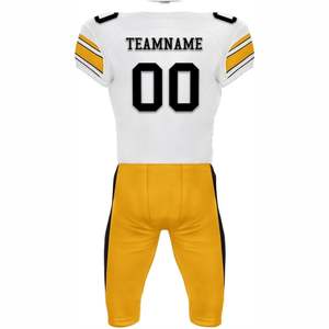 Maillot de football américain personnalisé en sublimation, respirant, manches courtes, haute qualité, vêtements d'entraînement - Product Image 2