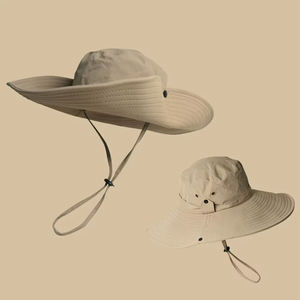 Sombrero de cubo de algodón 100% unisex con bordado 3D personalizado gorra de calle de protección solar para exteriores a la moda - Product Image 4