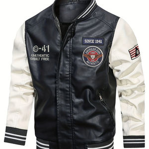 Top Sale Premium Quality Men's Jacket Fresh <b>Material</b> with Customizable Design Hot Trending Low Price Versity Jacket for men - Product Image 1