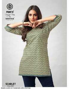 เสื้อสั้นผ้าฝ้ายใส่สบายสำหรับผู้หญิงเนื้อผ้าเรียบสวมใส่ได้ทุกวันและสวมใส่ในสำนักงานโดยส่งออก - Product Image 3