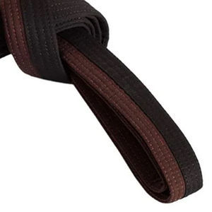 Nouvel arrivage Meilleures ventes Ceintures de karaté à séchage rapide 100% coton Ceintures de karaté à bas prix Ceintures de karaté Bjj personnalisées - Product Image 5