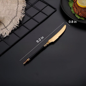 Antique Stainless Steel <b>Salad</b> <b>Spoon</b> Set of 2 New Flatware with Shiny Polish for Dinnerware Cutlery Serving Forks Included - Product Image 5