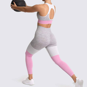 Custom Design Gym Wear Women Two Piece Legging and <b>Bra</b> <b>Set</b> Hot Sale Women Yoga <b>Set</b> Sportswear <b>Sexy</b> Fitness Yoga <b>Set</b> Oem - Product Image 4