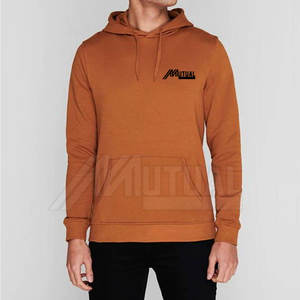 Venta al por mayor de sudaderas con capucha de diseño personalizado de los hombres de la mejor calidad 100% algodón patrón sólido de moda para la temporada de otoño - Product Image 2