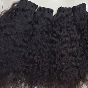 Cabello Humano Remy Virgen Sin Procesar de Alta Calidad Directo de Fábrica India, Estilos Naturales Lisos/Ondulados/Rizados de Primera Calidad - Product Image 1