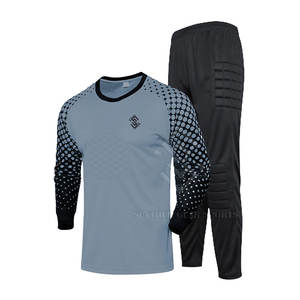 En stock, uniforme de gardien de but pour homme de qualité supérieure, personnalisé, 100% polyester, séchage rapide, léger, respirant, vente chaude - Product Image 2