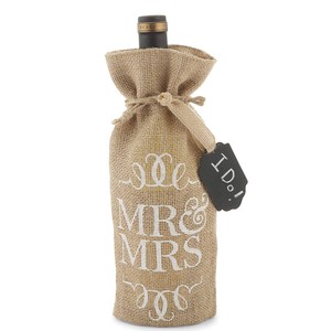 High Quality Single Bottle Wine Tote Bag Eco-Friendly Jute <b>Water</b> Bottle <b>Carry</b> Bag with Gift Cover Best Price Sale - Product Image 3