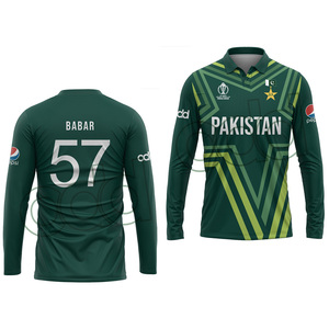 เสื้อเจอร์ซีย์แขนยาวทีมคริกเก็ตปากีสถาน ปี 2023 คุณภาพพรีเมียมสั่งทำพิเศษ - Product Image 1