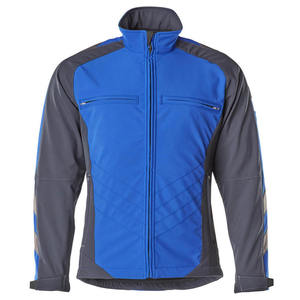 Veste coupe-vent à capuche en softshell imperméable respirante pour la pêche en plein air, la randonnée, veste en polaire légère à fermeture éclair pour hommes - Product Image 2
