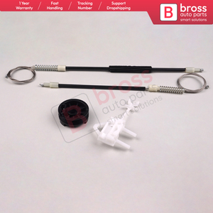 Juego de reparación de regulador de ventanilla eléctrica BWR797 delantero izquierdo para Albea Siena Palio MK1 171 172 178 1996-2016 4/5 puerta 46786201 - Product Image 3