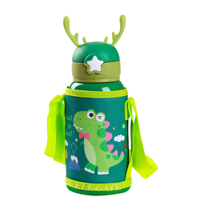 Termo de Acero Inoxidable Aislado de 17 oz con 2 Tapas, Botella de Agua Metálica - Product Image 3