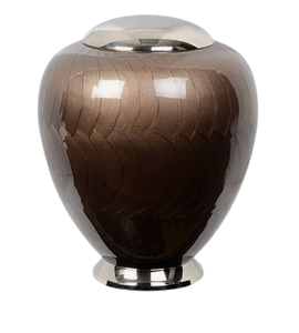 Urne pour adulte avec finition en émail, pour crémation, pour les cendres humaines et les fournitures funérailles - Product Image 3