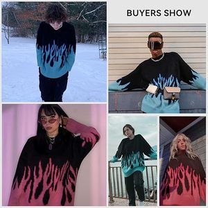 Vente en gros de pull-over jacquard unisexe avec logo personnalisé OEM/ODM pull-over à manches longues pulls en tricot de coton d'hiver pour hommes - Product Image 4