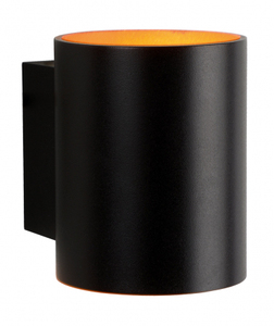 Lampada da parete rotonda in alluminio nero G9 (Spectrum SLIP006004) - Product Image 3
