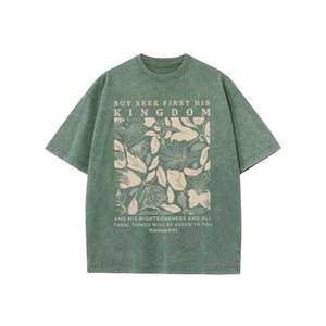 New Design T-shirt Export Premium Quality Sweat Absorbent Real Cotton Oversize Tshirt Fashionable Tshirts For Picnic <b>Travels</b> - Product Image 1