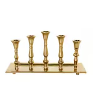 Luxury Metal Candle Holder with Modern Slender Aesthetic for Wedding Centerpiece Dining <b>Table</b> and Special <b>Occasion</b> Decor - Product Image 3