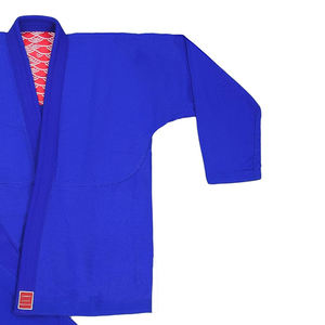 ชุดกิโมโน BJJ GI สไตล์บราซิลเลียน Jitsu 100% โพลีเอสเตอร์/ ผ้าฝ้ายระบายอากาศด้านหน้าโลโก้ - Product Image 6