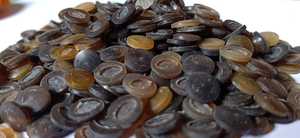 แผ่นรองจมูกเขาควายธรรมชาติแบบแฮนด์เมดสกรูสีน้ำตาลดีไซน์แบบเนื้อวัสดุพิเศษ - Product Image 5