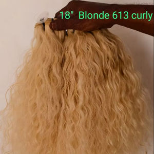 ผมต่อแบบพรีเมียมผมลอนธรรมชาติ613สีบลอนด์ - Product Image 1