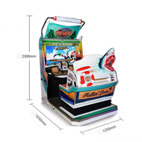 Offre Spéciale – Machine de Jeu d'Arcade Simulateur de Tir Créatfun Commercial Intérieur à Monnayeur 300W 110V/220V pour 1 à 2 Joueurs