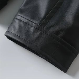 Personalizar genuino duradero a prueba de viento hombres chaqueta de cuero personalizado hombres ropa Casual ropa moda clásica Casual cuero - Product Image 5