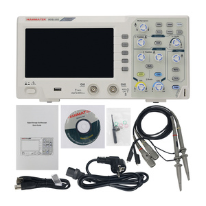 DOS1102 Digital Oscilloscope 110M แบนด์วิดท์แบบพกพา Dual Channel Mini Oscilloscope 7นิ้วหน้าจอสี - Product Image 3