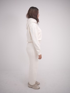 Ensemble de survêtement 2 pièces élégant pour femme, ensemble de sweat-shirt personnalisé, survêtement en molleton de coton surdimensionné, OEM, ensemble de sweat-shirt pour femme - Product Image 5