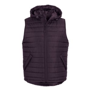 เสื้อแจ็คเก็ตบอมเบอร์แบบมีฮู้ดน้ำหนักเบา ผลิตตามสั่ง ทำจากหนังแท้ กันน้ำ คอตั้ง อุ่นสบาย พับเก็บได้ ไม่มีแขน สำหรับผู้ชายไซส์ใหญ่ - Product Image 4