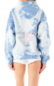 OEM servicio precio al por mayor personalizado hecho de fábrica 100% algodón elegante Top Pullover Tie Dye mujeres sudaderas con capucha - Product Image 2