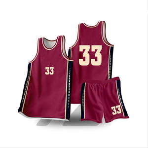 Ensemble de maillot et short de basket-ball, vêtements de sport respirants, tenue d'entraînement pour hommes et jeunes - Product Image 2