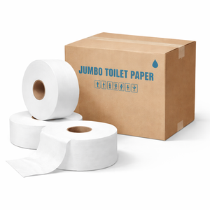Toilet <b>Tissue</b> Jumbo Roll <b>Paper</b> Eco Friendly Recycled Soft Strong Jumbo Toilet <b>Tissue</b> for Hotel and Office Use - Product Image 6