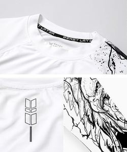 Rashguard de manga larga personalizable para hombre, alta calidad, 50 + UPF, protección solar UV, compresión de secado rápido, camiseta de entrenamiento de gimnasio suave - Product Image 6