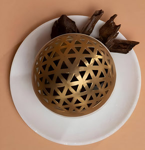 Nouveaux produits de vente chaude brûleurs d'encens arabes Bakhoor ensemble Oud marbre et métal Ramadan 2025 cadeaux brûleurs d'encens église - Product Image 2