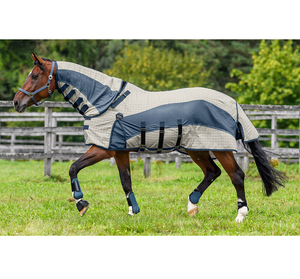 Hoja de mosca para caballos Uso de verano Tela de malla transpirable Ligero y duradero para comodidad y control de moscas - Product Image 3