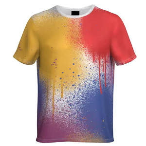 Camiseta de sublimación completa para hombre de estilo veraniego 2024 poliéster con impresión Digital nuevo diseño de patrón superior de Color de moda 100% - Product Image 3