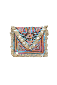 Sac à main de soirée en perles fait main avec motif œil maléfique, style bohème, sac à bandoulière et sac messager, OEM - Product Image 5