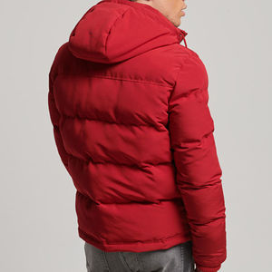 Manteau chaud d'hiver pour hommes à la mode veste Streetwear veste bouffante personnalisée vente en gros veste à bulles extérieure en polyester pour hommes - Product Image 2