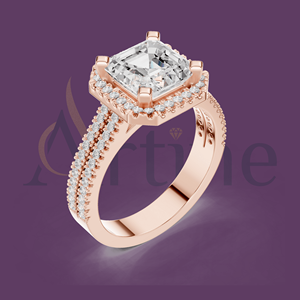 10K Custom Engraved Silver Band <b>Couple</b> <b>Ring</b> - Product Image 1