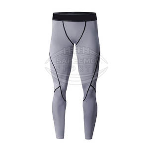 Pantalones de Compresión Deportivos para Hombre, Personalizables, de Longitud Completa, Cintura Elástica Ajustable, Spandex/Poliéster 140g, Elásticos y Cómodos - Product Image 1