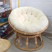 Chaise en rotin faite à la main de style resort, mobilier de luxe