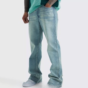 Prix raisonnable meilleur tissu hommes grande taille jean Offre Spéciale Anti-rides vêtements actifs nouvelle mode grande taille jean avec poids léger - Product Image 2