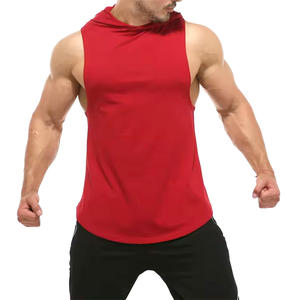 2024 Top Selling Men's <b>Bodybuilding</b> Workout <b>Vest</b> Polyester Spandex Tank Top Breathable Sleeveless Gym Fitness Wear Sports - Product Image 3