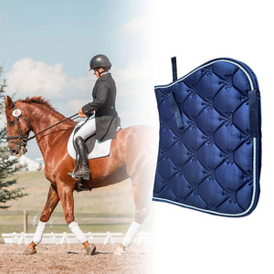 Tapis de Selle Dressage Classique Velours Cristal Durable Cheval Tapis de Vente en Gros Mousse Satinée - Product Image 1