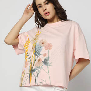 Wholesale 100% Cotton Puff Printing T Shirts for Adults Unique Style Lightweight Summer <b>Tops</b> - Product Image 4