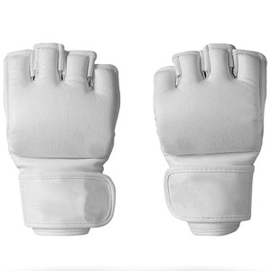 ถุงมือ MMA แบบครึ่งนิ้ววัสดุหนังวัวสำหรับต่อยมวยขนาด6ออนซ์และ8ออนซ์ - Product Image 6