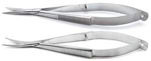 High Quality Castroviejo Micro Surgery <b>Scissor</b> with Stainless Steel Needle Holder Manual Power Source - Product Image 2