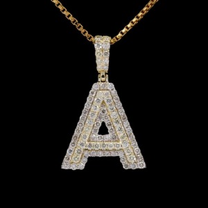 Colgante de diamante de moissanita helada/colgante de joyería de hip hop - Product Image 1