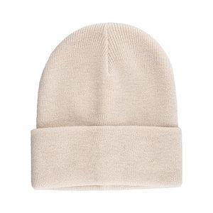 Top Trending High Quality Breathable & <b>Waterproof</b> Unisex Winter Cotton Custom Plain Customized Logo Beanie <b>Caps</b> - Product Image 6