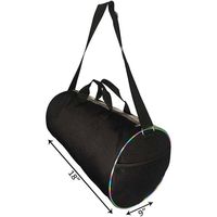 Sac de sport holographique tendance, échantillon gratuit, nylon, logo personnalisé imprimé, 30-40L, séchage rapide, respirant, pour la salle de sport, les voyages