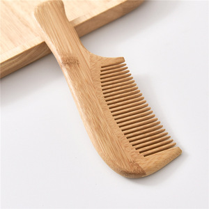 Peigne en bois de décoration de noël pour hommes, soins de la barbe en croissance peigne en bois naturel écologique polyvalent pour salons maison - Product Image 1